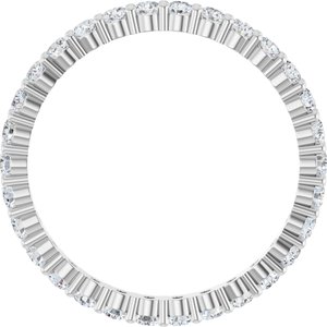 Platinum 9/10 CTW Natural Diamond Eternity Band Size 8