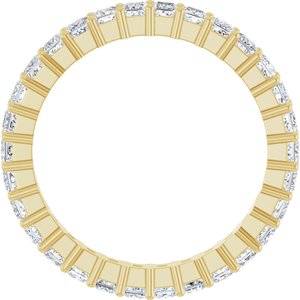 14K Yellow Gold 1 1/3 CTW Lab-Grown Diamond Eternity Band Size 7