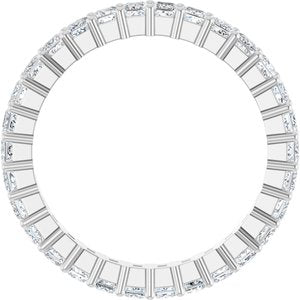 Platinum 1 1/3 CTW Lab-Grown Diamond Eternity Band Size 7
