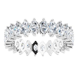 Platinum 3 1/8 CTW Lab-Grown Diamond Eternity Band Size 7.5
