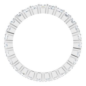10K White Gold 1 9/10 CTW Lab-Grown Diamond Eternity Band Size 7.25
