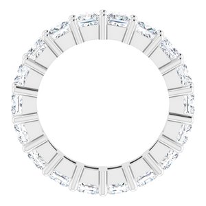 14K White Gold 5 CTW Lab-Grown Diamond Eternity Band Size 7.5