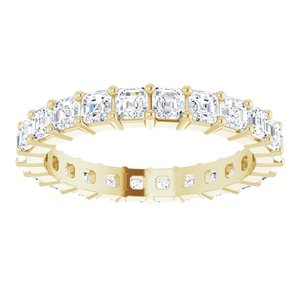 14K Yellow Gold 2 3/8 CTW Lab-Grown Diamond Eternity Band Size 8