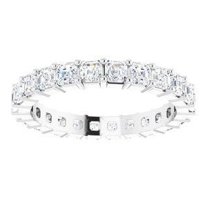 14K White Gold 2 3/8 CTW Lab-Grown Diamond Eternity Band Size 8