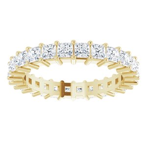 10K Yellow Gold 2 3/8 CTW Lab-Grown Diamond Eternity Band Size 7.75