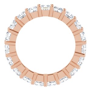 10K Rose Gold 4 3/4 CTW Lab-Grown Diamond Eternity Band Size 7.75