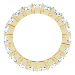 10K Yellow Gold 4 3/4 CTW Natural Diamond Eternity Band Size 7.75