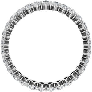 14K White Gold 2 CTW Lab-Grown Diamond Eternity Band Size 7