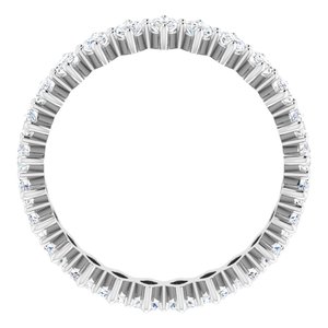 Platinum 3 1/4 CTW Lab-Grown Diamond Eternity Band Size 8