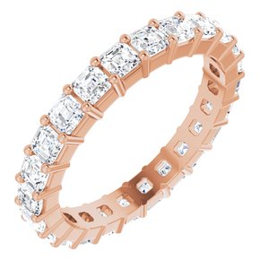 14K Rose Gold 2 3/8 CTW Lab-Grown Diamond Eternity Band Size 8