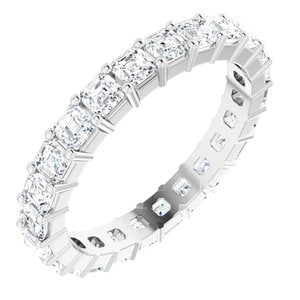 14K White Gold 2 3/8 CTW Lab-Grown Diamond Eternity Band Size 8