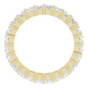 10K Yellow Gold 2 5/8 CTW Lab-Grown Diamond Eternity Band Size 7.75