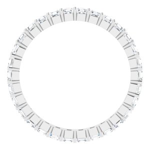 Platinum 1 1/2 CTW Lab-Grown Diamond Eternity Band Size 8