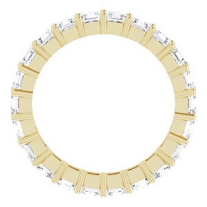 14K Yellow Gold 3 1/2 CTW Lab-Grown Diamond Eternity Band Size 8