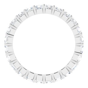 14K White Gold 2 3/8 CTW Lab-Grown Diamond Eternity Band Size 8