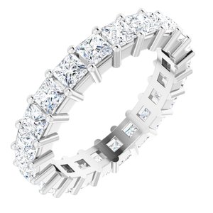 10K White Gold 3 5/8 CTW Lab-Grown Diamond Eternity Band Size 8