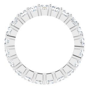 10K White Gold 4 1/4 CTW Natural Diamond Eternity Band Size 8