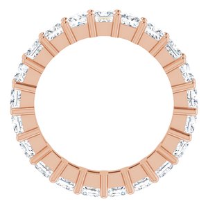 10K Rose Gold 4 1/4 CTW Lab-Grown Diamond Eternity Band Size 8