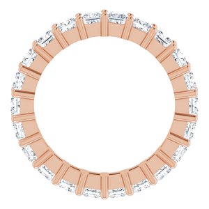 10K Rose Gold 3 5/8 CTW Lab-Grown Diamond Eternity Band Size 7.75