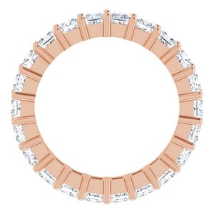14K Rose Gold 3 5/8 CTW Lab-Grown Diamond Eternity Band Size 8