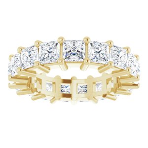 10K Yellow Gold 6 3/4 CTW Lab-Grown Diamond Eternity Band Size 8