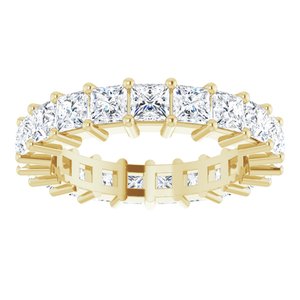 10K Yellow Gold 4 1/4 CTW Lab-Grown Diamond Eternity Band Size 8