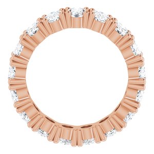10K Rose Gold 6 1/3 CTW Lab-Grown Diamond Eternity Band Size 8