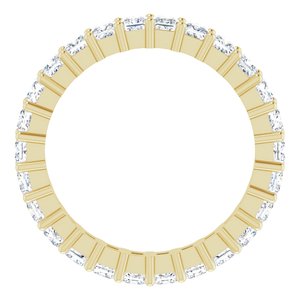 10K Yellow Gold 2 3/8 CTW Lab-Grown Diamond Eternity Band Size 8.25