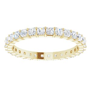 14K Yellow Gold 1 1/2 CTW Lab-Grown Diamond Eternity Band Size 8