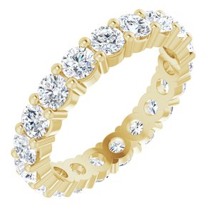 10K Yellow Gold 2 7/8 CTW Lab-Grown Diamond Eternity Band Size 8.25