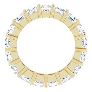 10K Yellow Gold 6 3/4 CTW Lab-Grown Diamond Eternity Band Size 7.5