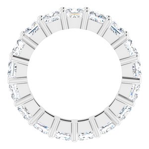 Platinum 6 3/4 CTW Lab-Grown Diamond Eternity Band Size 7.5