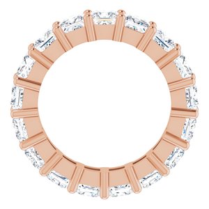 14K Rose Gold 6 3/4 CTW Lab-Grown Diamond Eternity Band Size 7.5