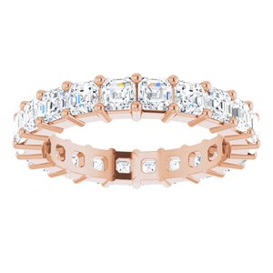 14K Rose Gold 3 1/2 CTW Lab-Grown Diamond Eternity Band Size 8