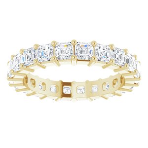 14K Yellow Gold 3 1/2 CTW Lab-Grown Diamond Eternity Band Size 8