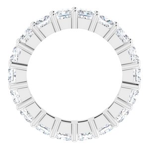10K White Gold 4 1/2 CTW Lab-Grown Diamond Eternity Band Size 6.5