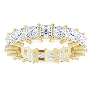 10K Yellow Gold 4 3/4 CTW Lab-Grown Diamond Eternity Band Size 7.5