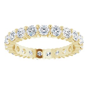 10K Yellow Gold 1 7/8 CTW Lab-Grown Diamond Eternity Band Size 7.75