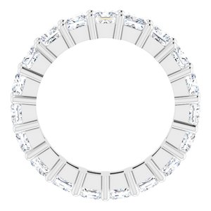 10K White Gold 4 3/4 CTW Lab-Grown Diamond Eternity Band Size 7.5
