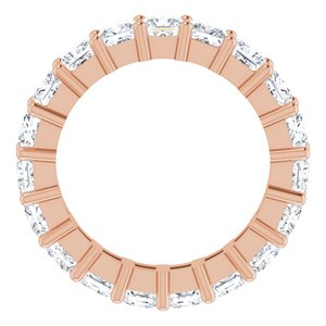 10K Rose Gold 4 3/4 CTW Lab-Grown Diamond Eternity Band Size 7.5