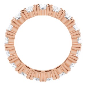 10K Rose Gold 6 1/3 CTW Lab-Grown Diamond Eternity Band Size 8.75