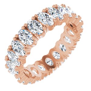 10K Rose Gold 3 3/4 CTW Lab-Grown Diamond Eternity Band Size 8