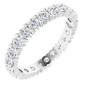 10K White Gold 1 5/8 CTW Lab-Grown Diamond Eternity Band Size 8.5