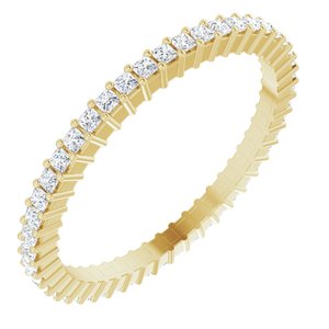 10K Yellow Gold 5/8 CTW Lab-Grown Diamond Eternity Band Size 8.25