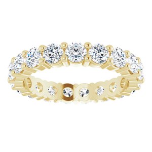 10K Yellow Gold 2 7/8 CTW Lab-Grown Diamond Eternity Band Size 8.75