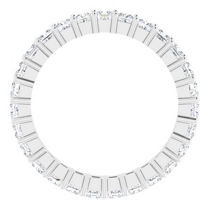 10K White Gold 2 1/2 CTW Lab-Grown Diamond Eternity Band Size 8.75