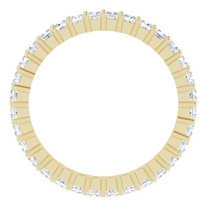 10K Yellow Gold 1 3/8 CTW Lab-Grown Diamond Eternity Band Size 8.5