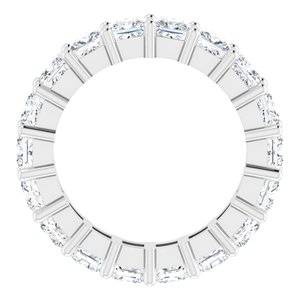10K White Gold 7 1/5 CTW Lab-Grown Diamond Eternity Band Size 8.5