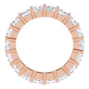 10K Rose Gold 7 1/5 CTW Lab-Grown Diamond Eternity Band Size 9