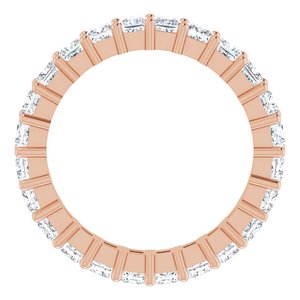 10K Rose Gold 2 5/8 CTW Lab-Grown Diamond Eternity Band Size 8.25